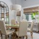 Beachy - Nautical Design Style Dining Room with Neutral colors