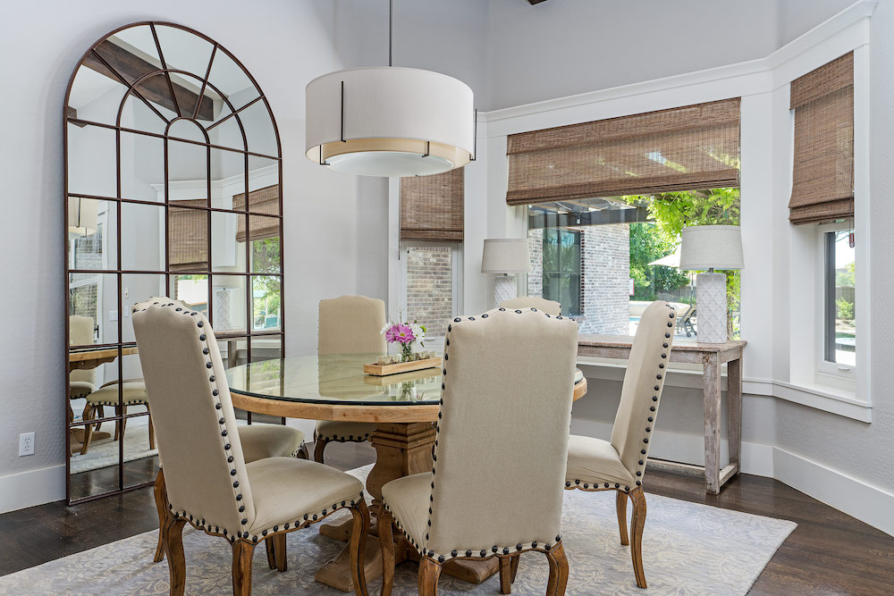 Beachy - Nautical Design Style Dining Room with Neutral colors
