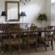Traditional Dining Room Design. Formal Dining room Interior architecture design wood floors table