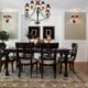 Formal Dining room Interior architecture design wood floors and wood table