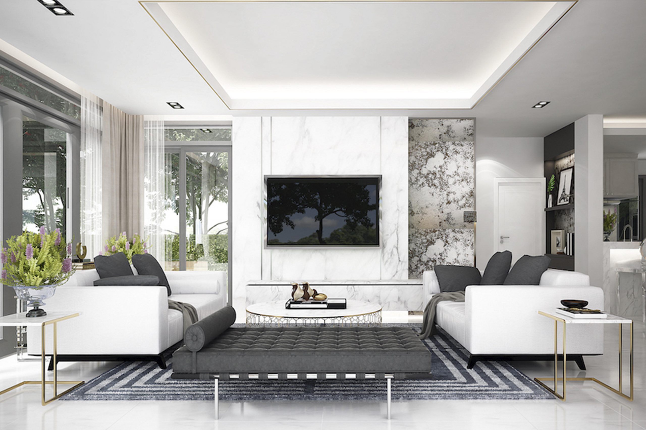 Luxury modern villa interior design on Behance | Luxury interior design,  Luxury house interior design, Modern home interior design