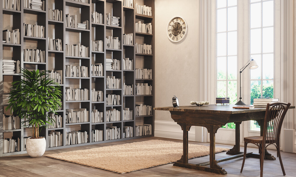 Vintage Home Study Room