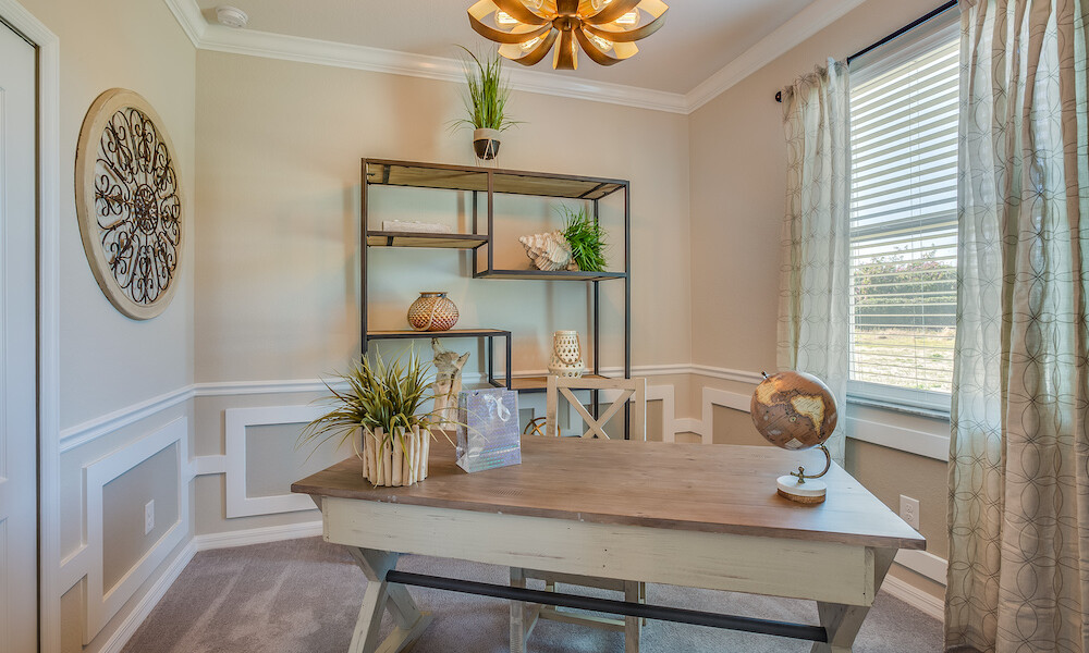 Beachy Nautical Interior Design Home Office