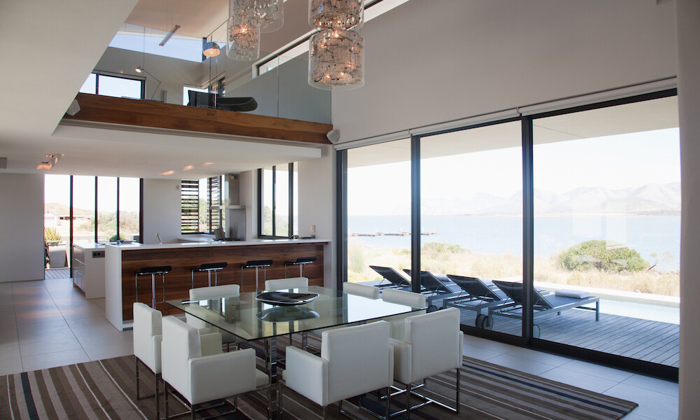 Modern Open Space Kitchen and Dining Room Design