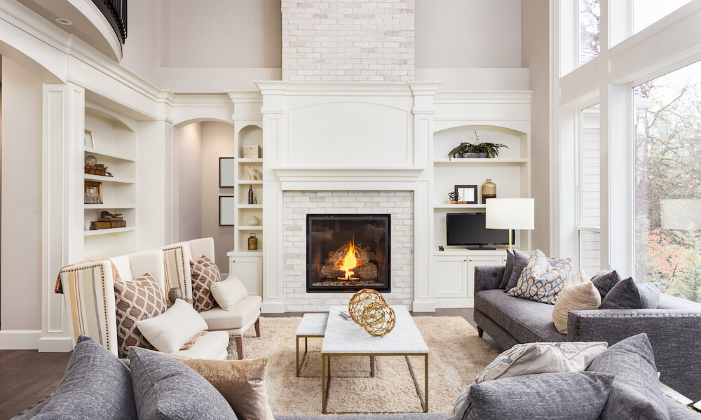 Transitional Design Living Room