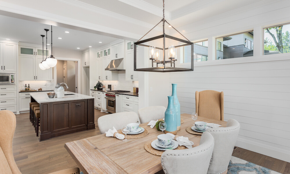 Beachy Nautical Design Open Dining Room Home Wellness Interior Design